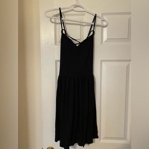 American Eagle Black Dress - Crossover Straps